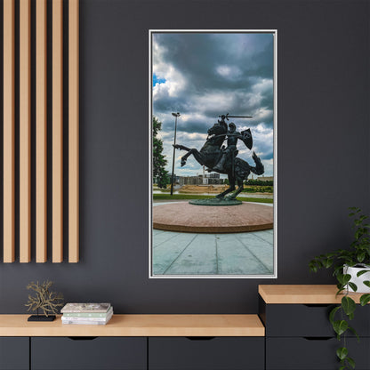 Kaunas Matte Canvas, Framed (Multi-color)
