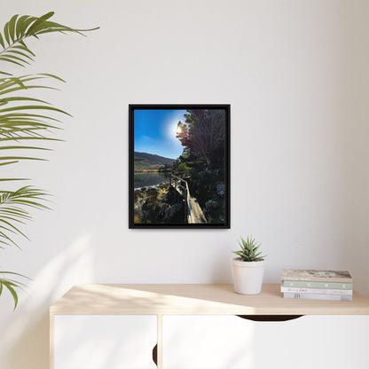 Glanteenassig Trail Matte Canvas, Framed (Multi-color)