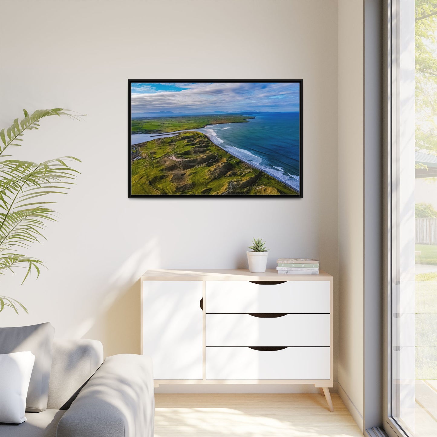 Kerry Landscape Matte Canvas, Framed (Multi-color)