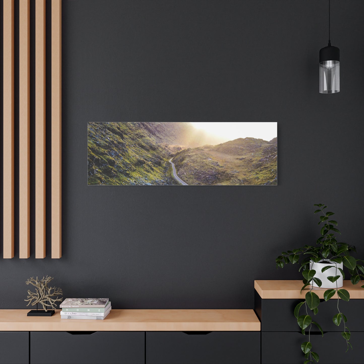 Valley Road Matte Canvas, Stretched, 1.25"