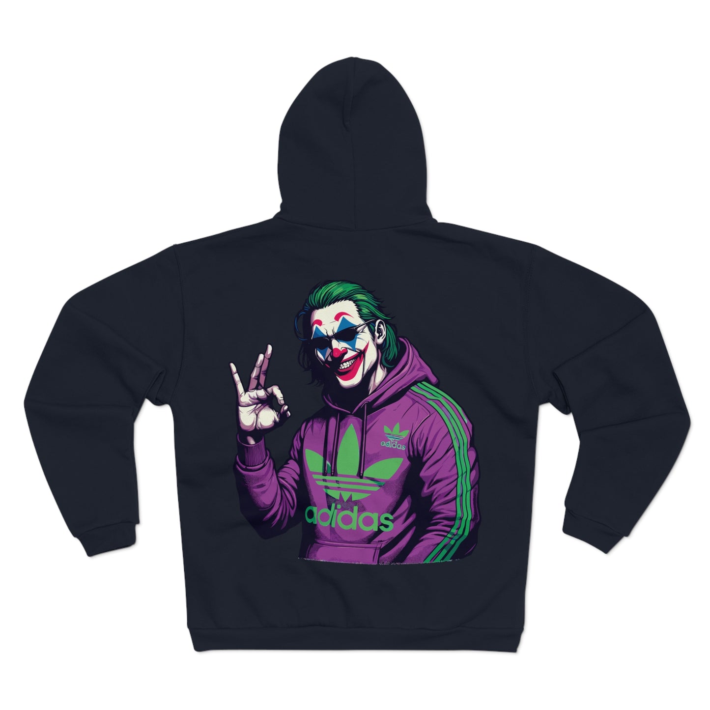 Joker Power Unisex Hooded Zip Sweatshirt