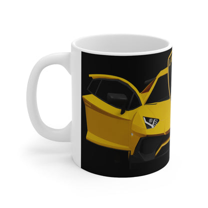 Lamborghini-Inspired Ceramic Coffee Mug - 11oz & 15oz, Perfect Gift for Car Enthusiasts
