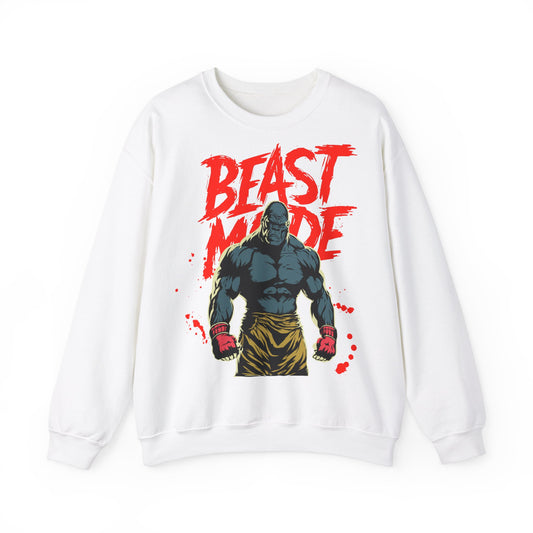 Beast Mode Unisex Heavy Blend™ Crewneck Sweatshirt - Perfect for Fitness Lovers | Gym Apparel