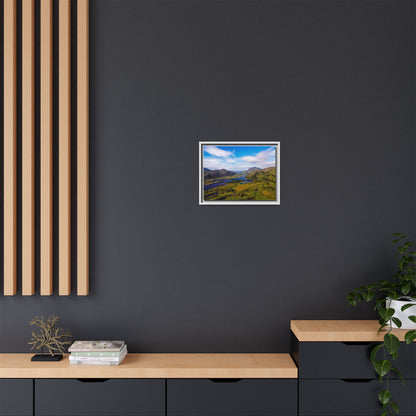 Ladies View Killarney Matte Canvas, Framed (Multi-color)