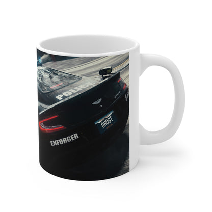 Need for Speed Ceramic Coffee Mug - 11oz & 15oz Race Car Design