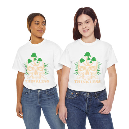 Mushroom Skull 'THINKLESS' T-Shirt