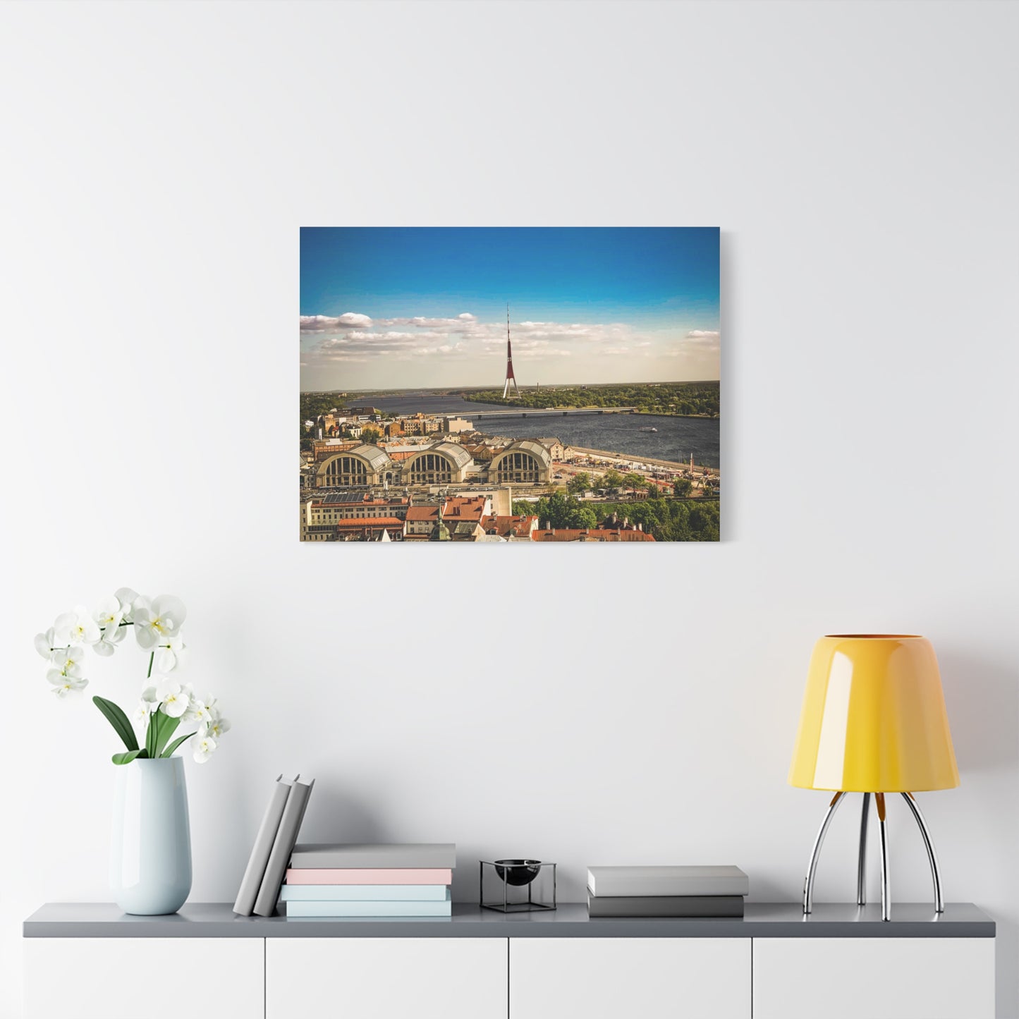 Riga TV Tower Matte Canvas, Stretched, 1.25"