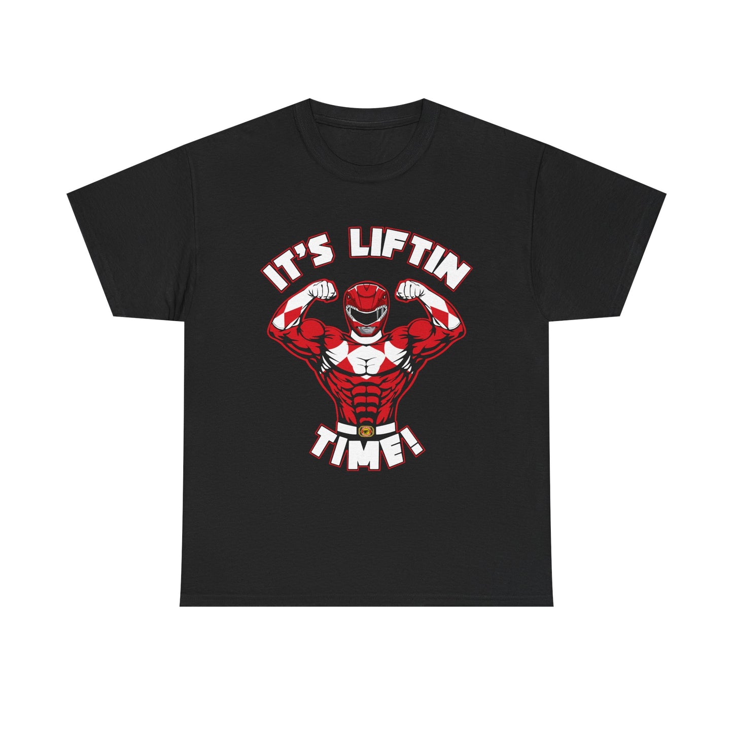 It's Liftin' Time Unisex Heavy Cotton Tee - Fitness & Workout Shirt Black