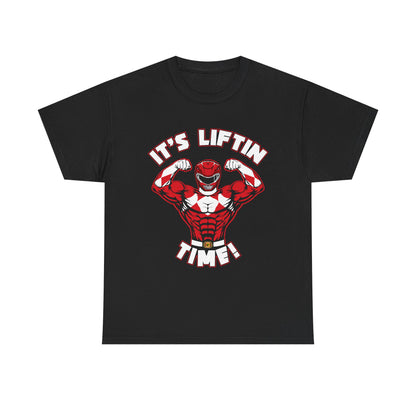 It's Liftin' Time Unisex Heavy Cotton Tee - Fitness & Workout Shirt Black