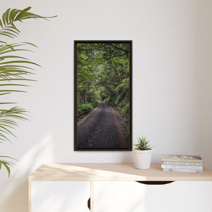 Glanageenty Forest Trail Matte Canvas, Framed (Multi-color)
