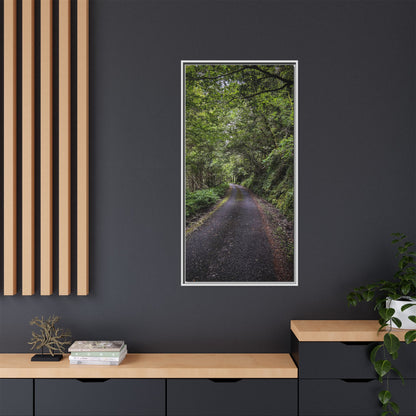 Glanageenty Forest Trail Matte Canvas, Framed (Multi-color)