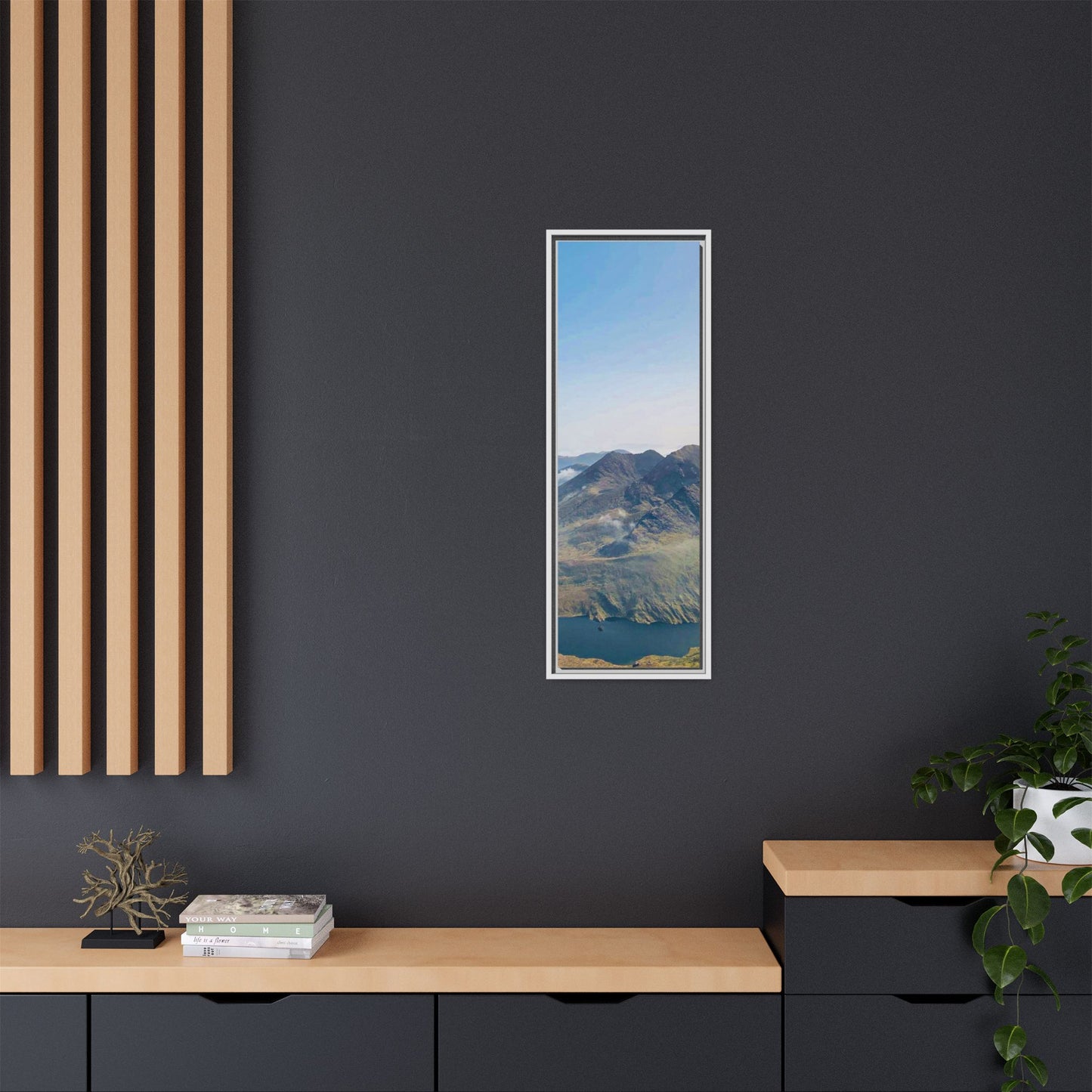 MacGillycuddy's Reeks Matte Canvas, Framed (Multi-color)