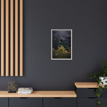 Dunquin Pier Matte Canvas, Framed (Multi-color)