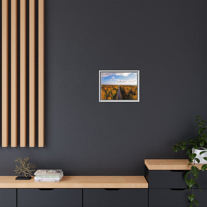 Somewhere In Lithuania Matte Canvas, Framed (Multi-color)