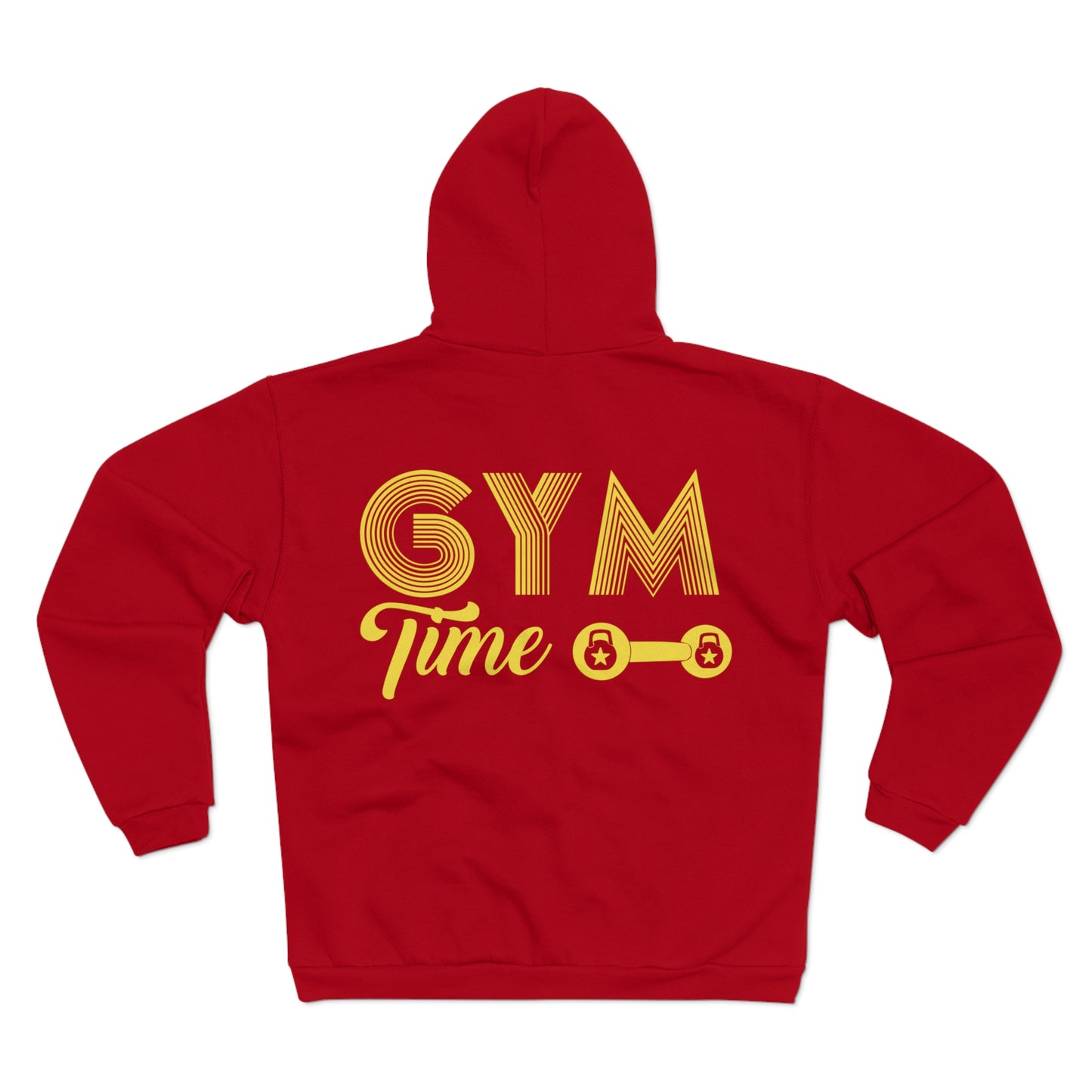 Unisex Gym Time Zip Hoodie - Comfortable Workout Sweatshirt