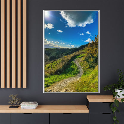 Glanageenty Forest Trail  Matte Canvas, Framed (Multi-color)