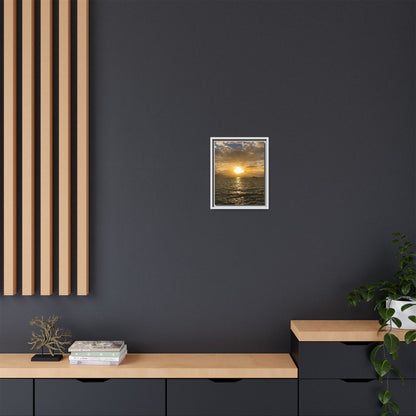 Sunset in Fenit Matte Canvas, Framed (Multi-color)