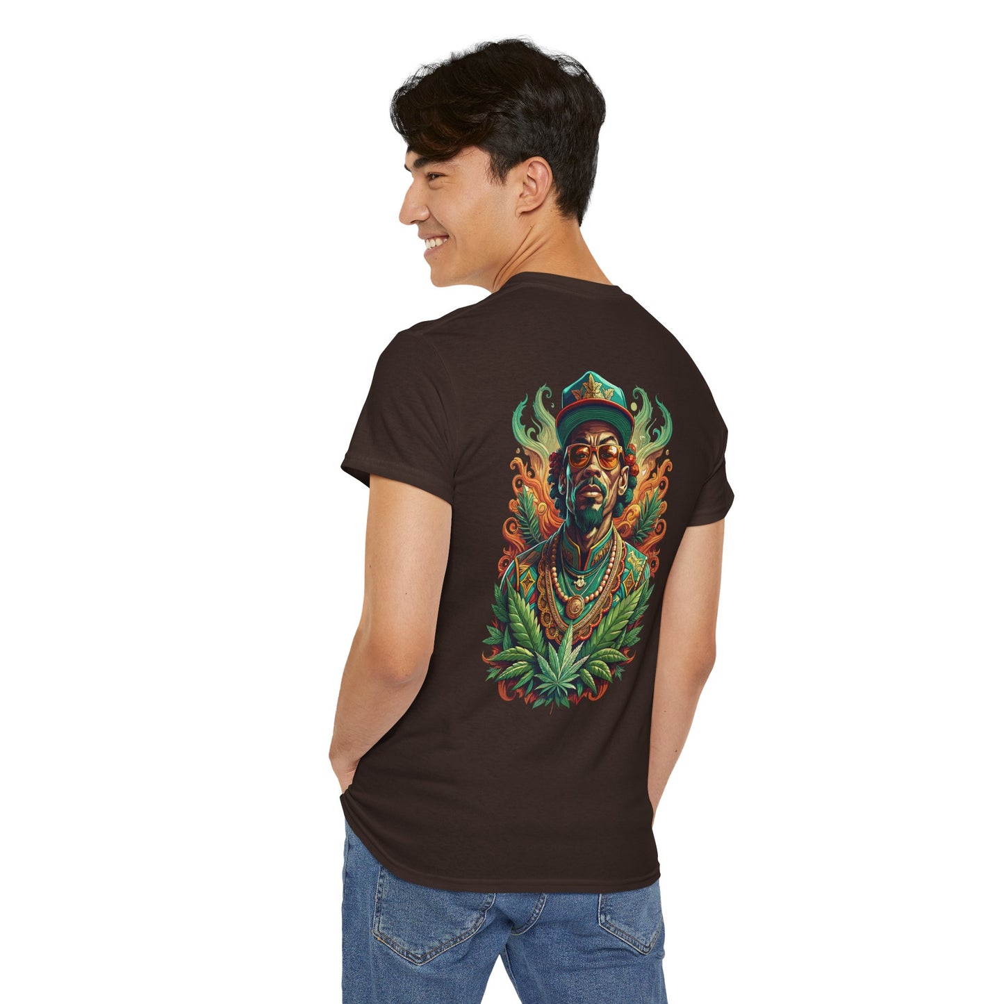 Reggae Lion Tee — Rasta Portrait Graphic T-Shirt