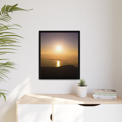 Sunset on Mount Brandon Matte Canvas, Framed (Multi-color)