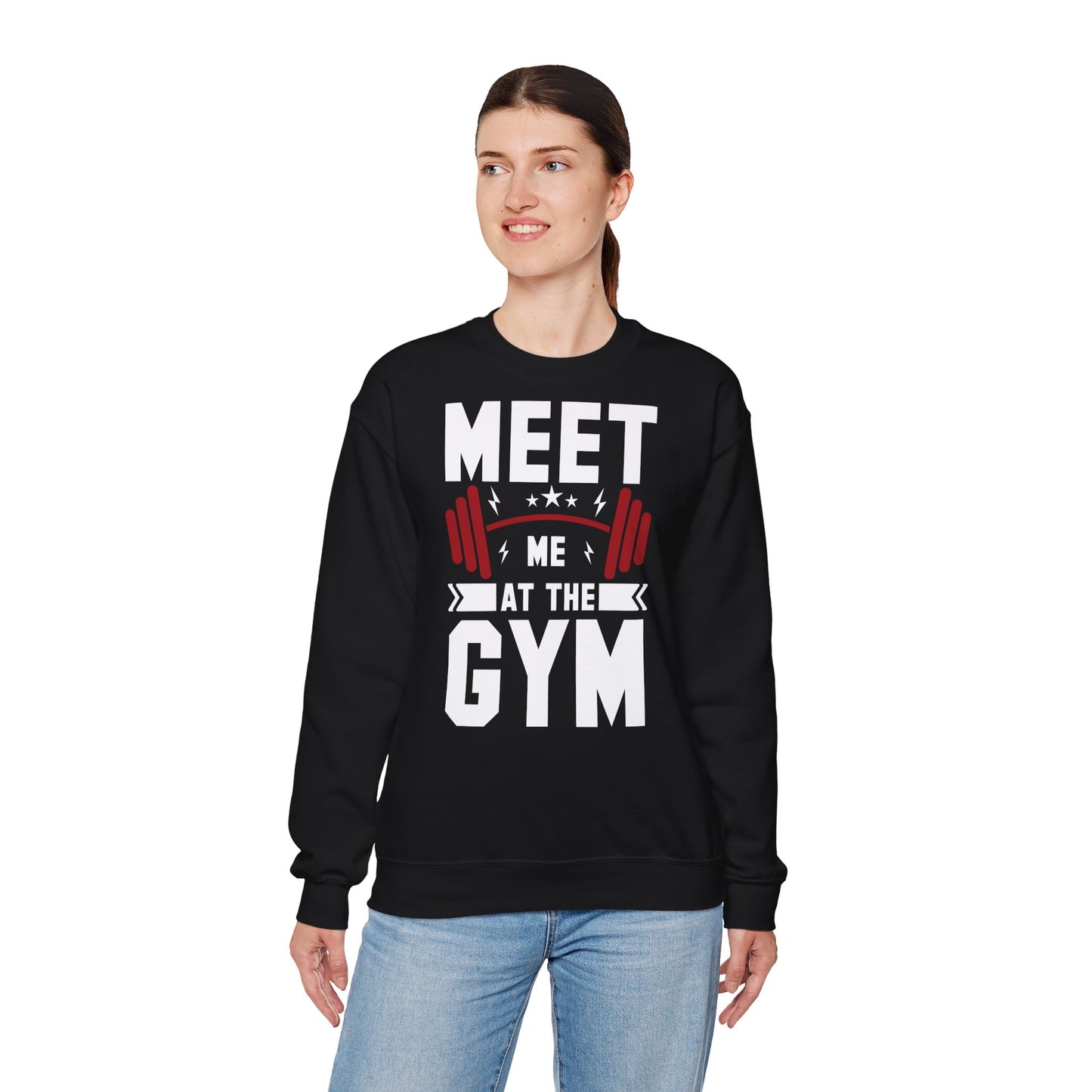 Meet Me In The Gym Unisex Heavy Blend™ Crewneck Sweatshirt