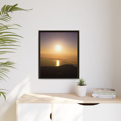 Sunset on Mount Brandon Matte Canvas, Framed (Multi-color)