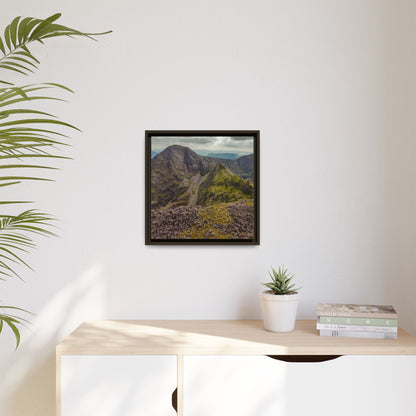 Halfway to Carrauntoohil Matte Canvas, Framed (Multi-color)