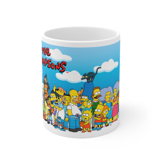 The Cartoon Ceramic Coffee Cup - Fun 11oz and 15oz Mugs for Fans