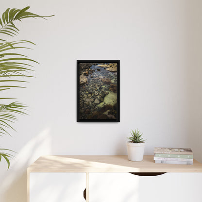 Rocks Matte Canvas, Framed (Multi-color)