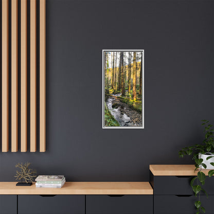 Glanageenty Forest Trail 2 Matte Canvas, Framed (Multi-color)