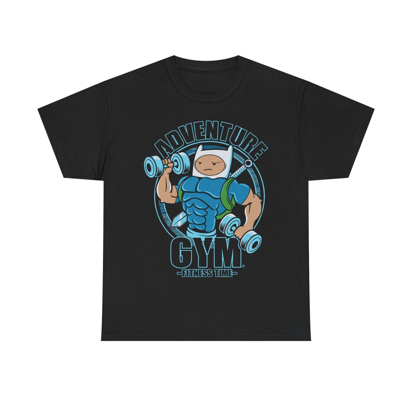 Adventure Gym Heavy Cotton Tee - Fitness Enthusiast Shirt