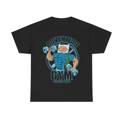 Adventure Gym Heavy Cotton Tee - Fitness Enthusiast Shirt
