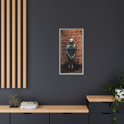 Steel Armour Medieval Age Lithuania Matte Canvas, Framed (Multi-color)