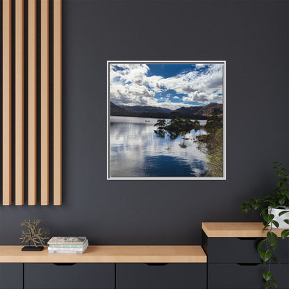 Lake Matte Canvas, Framed (Multi-color)