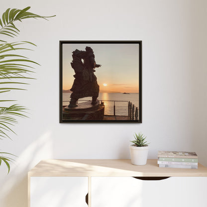 Fenit Matte Canvas, Framed (Multi-color)