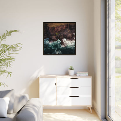 Kerry Head Matte Canvas, Framed (Multi-color)