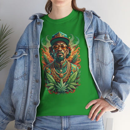 Reggae Lion Tee — Rasta Portrait Graphic T-Shirt