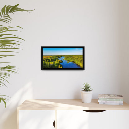 Zagares Lake Matte Canvas, Framed (Multi-color)
