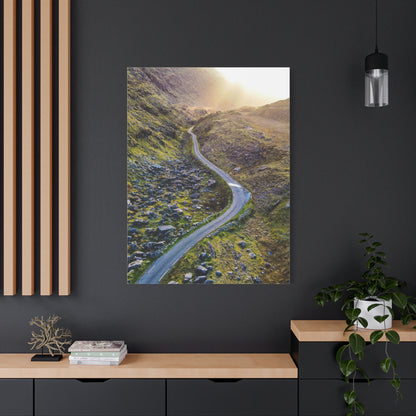 Valley Road Matte Canvas, Stretched, 1.25"