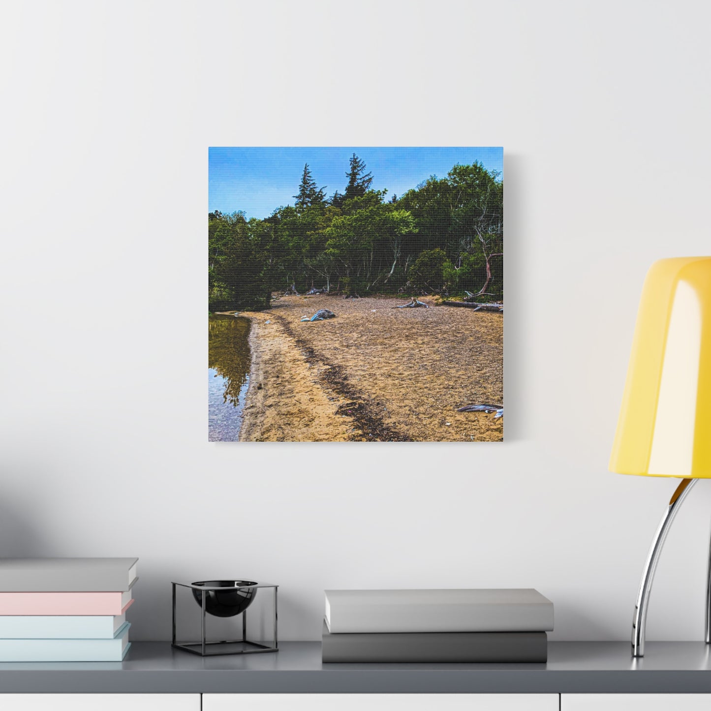 Muckross Lake Beach Matte Canvas, Stretched, 1.25"