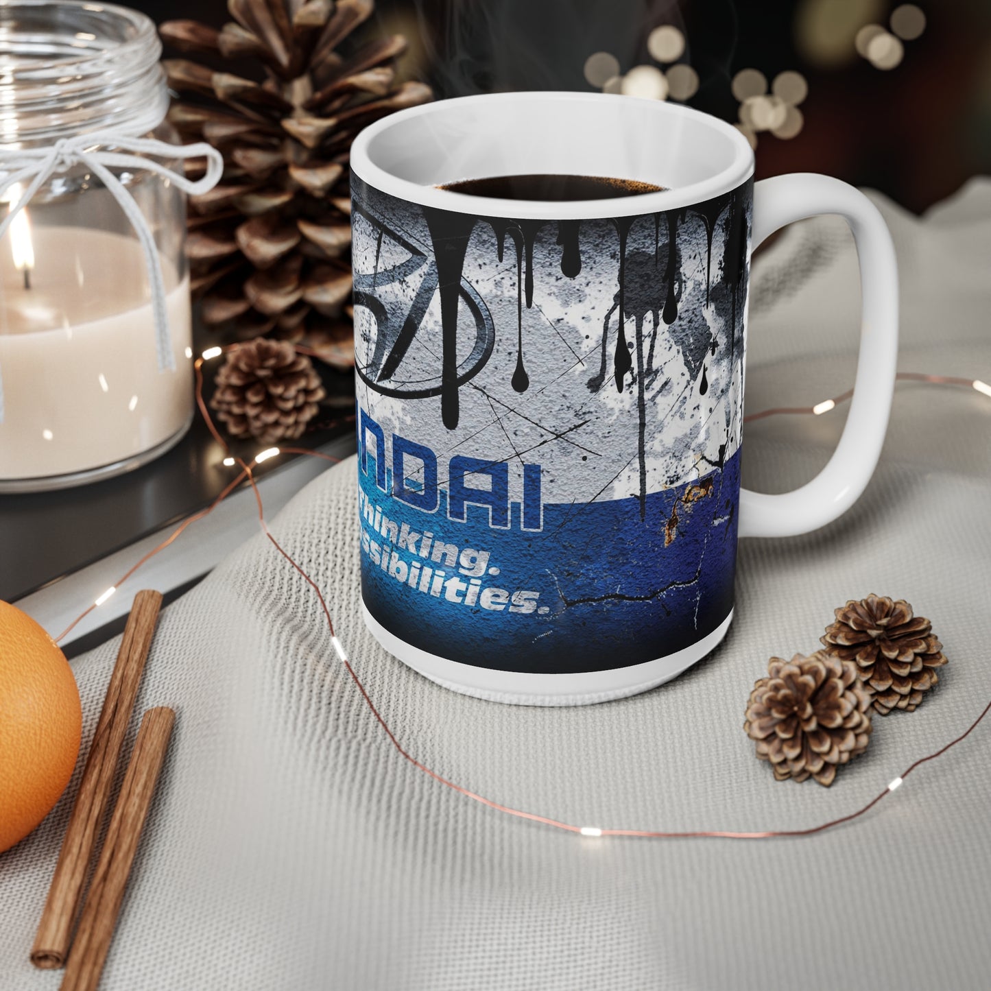 Hyundai Graffiti Ceramic Coffee Cup - 11oz & 15oz