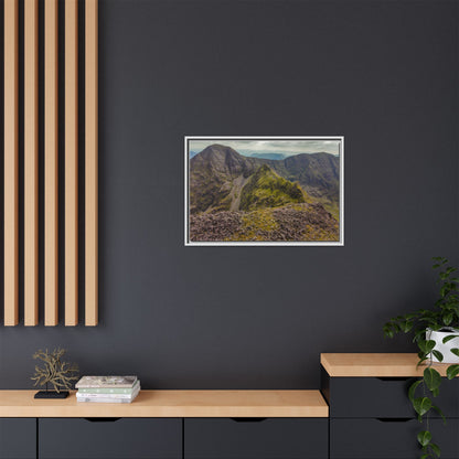 Halfway to Carrauntoohil Matte Canvas, Framed (Multi-color)