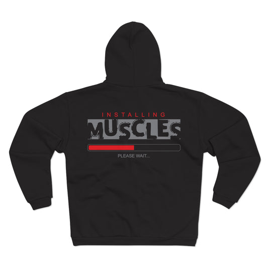 Muscle Loading Unisex Hooded Zip Sweatshirt