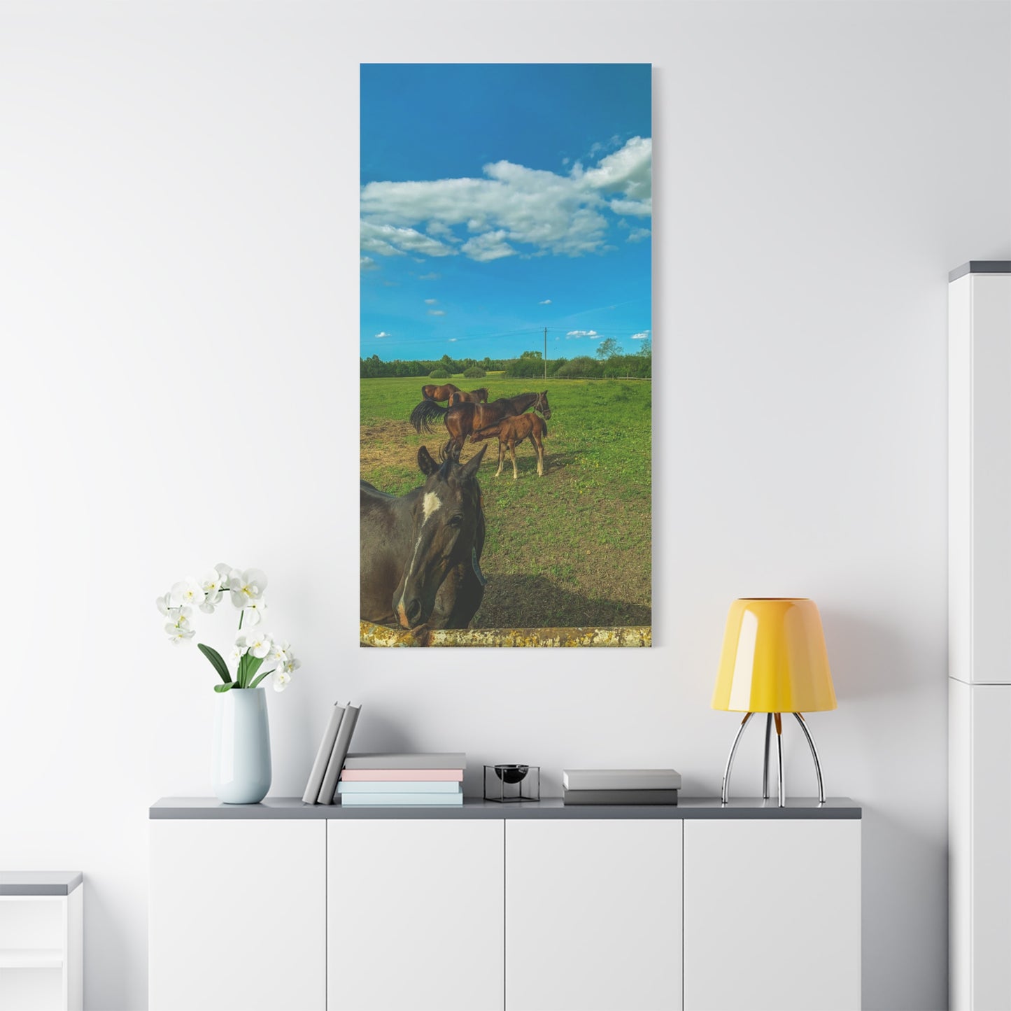 Horse Matte Canvas, Stretched, 1.25"
