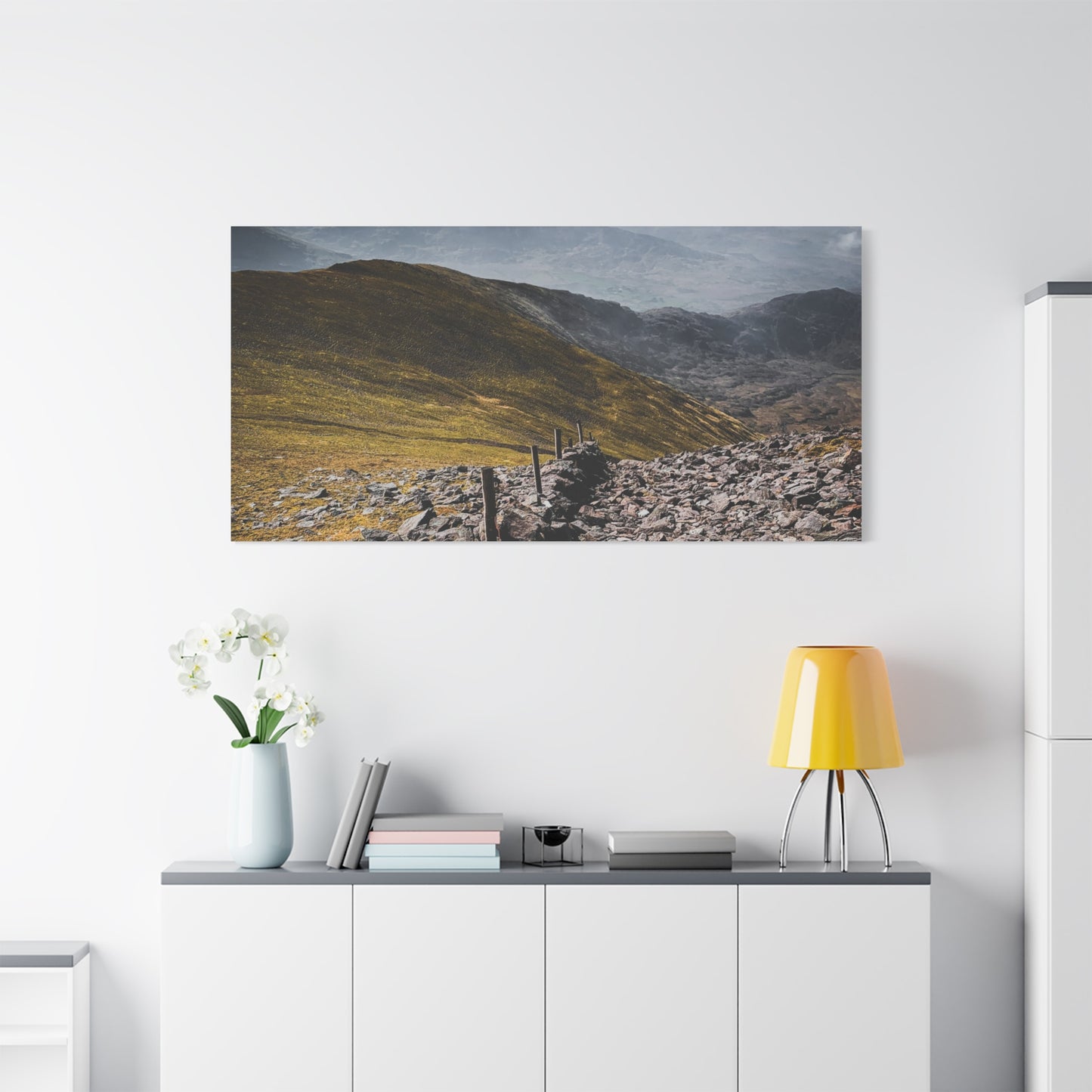 Wall in Mountains Matte Canvas, Stretched, 1.25"
