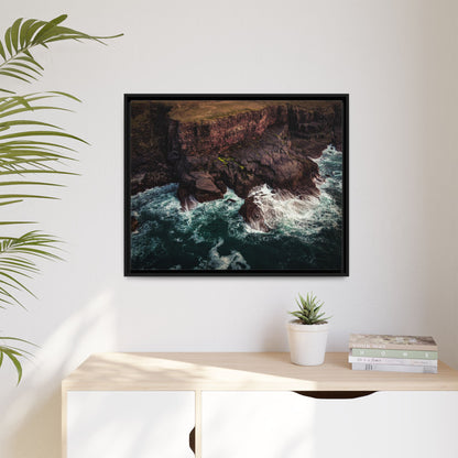 Kerry Head Matte Canvas, Framed (Multi-color)