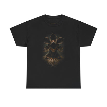 Dark Fantasy Skull Tee — Gothic Demon Chest Illustration