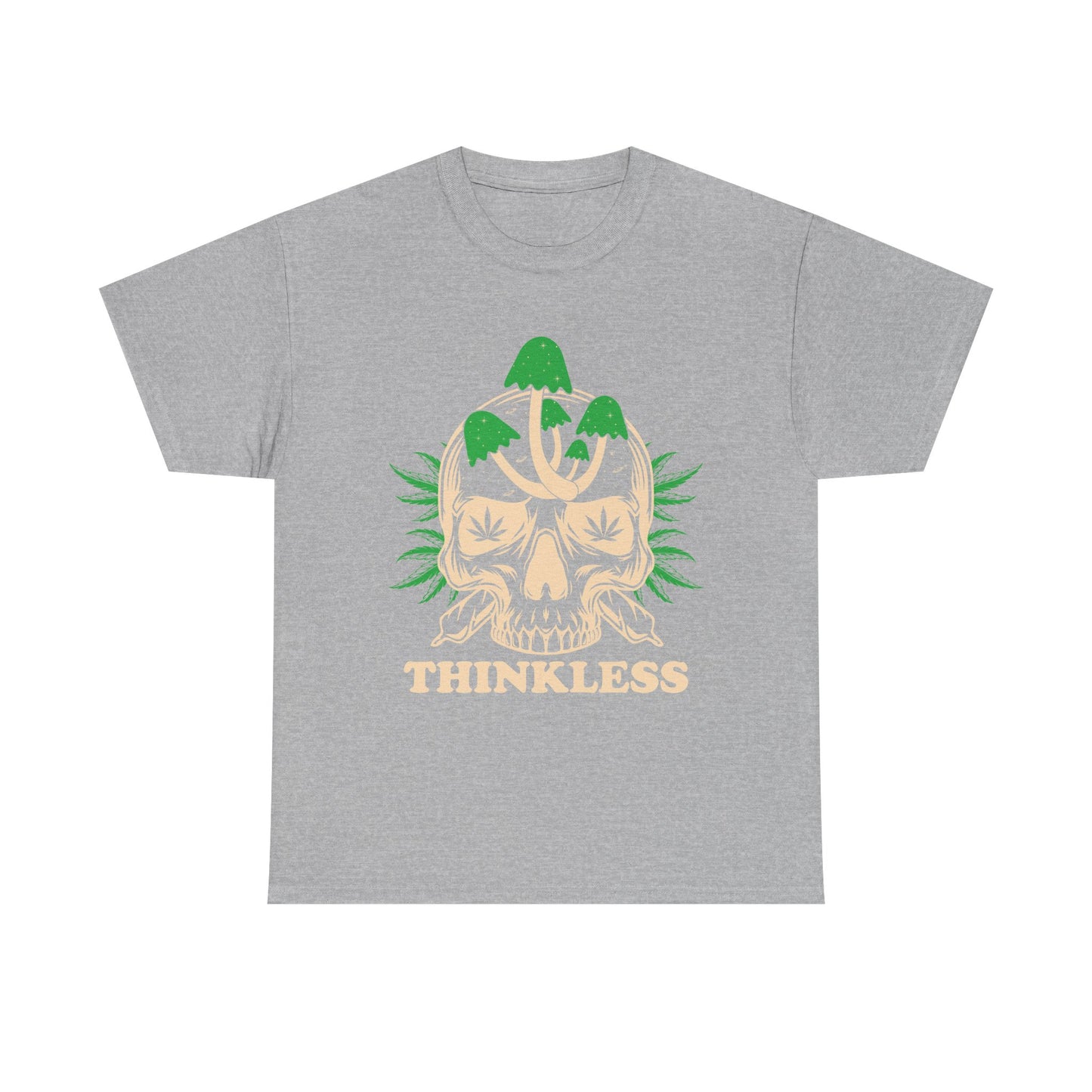 Mushroom Skull 'THINKLESS' T-Shirt