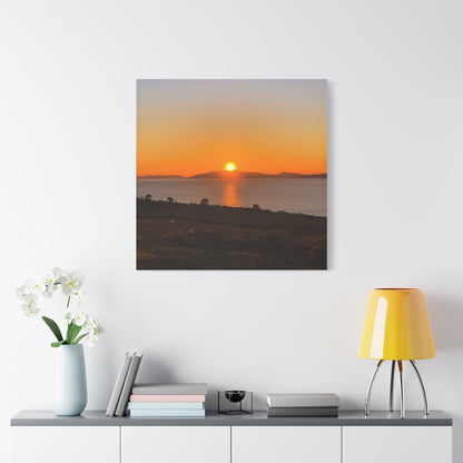 Sunset Ring of Kerry Matte Canvas, Stretched, 1.25"