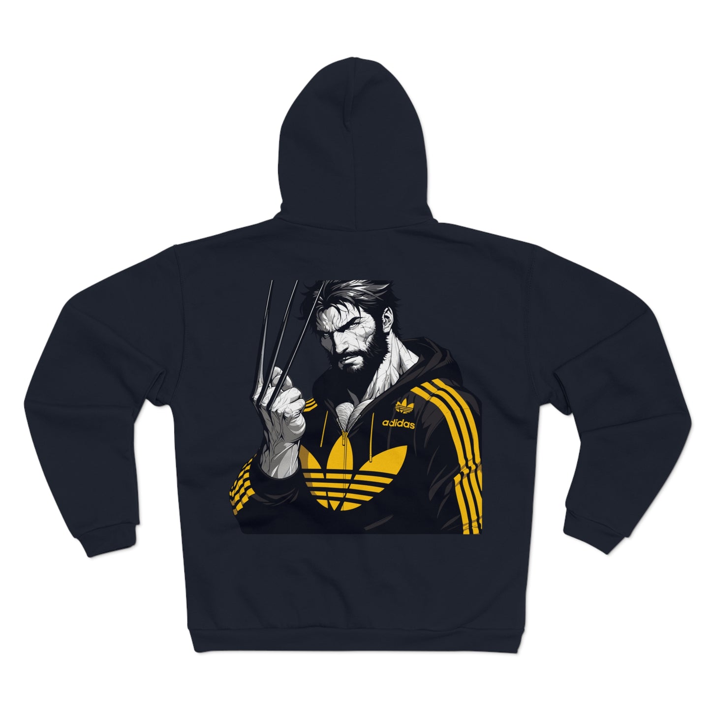 Wolverine Inspired Unisex Hooded Zip Sweatshirt