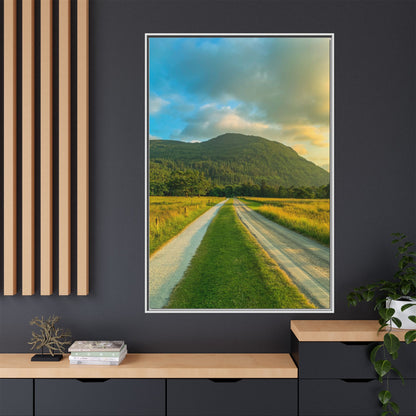 Mountain Torc Matte Canvas, Framed (Multi-color)